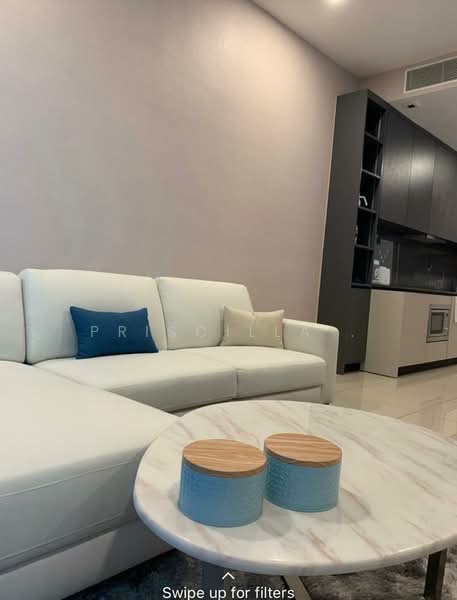 Service Residence for Sale at Aria - Priscilla . - Living Room - PropertyGuru.com.my