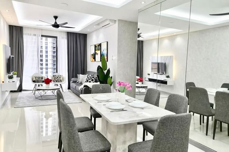 Servis Apartment untuk Disewa di United Point (Residensi Berpadu) - Rex Tan - Living Room - PropertyGuru.com.my