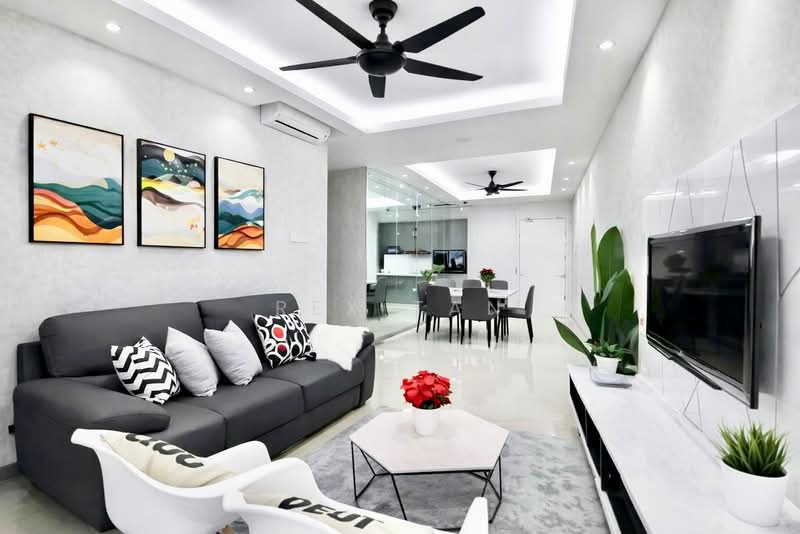 Servis Apartment untuk Disewa di United Point (Residensi Berpadu) - Rex Tan - Living Room - PropertyGuru.com.my