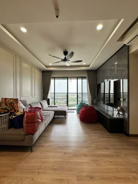 Service Residence for Sale at Setia City Residences - Jess Tee - Living Room - PropertyGuru.com.my