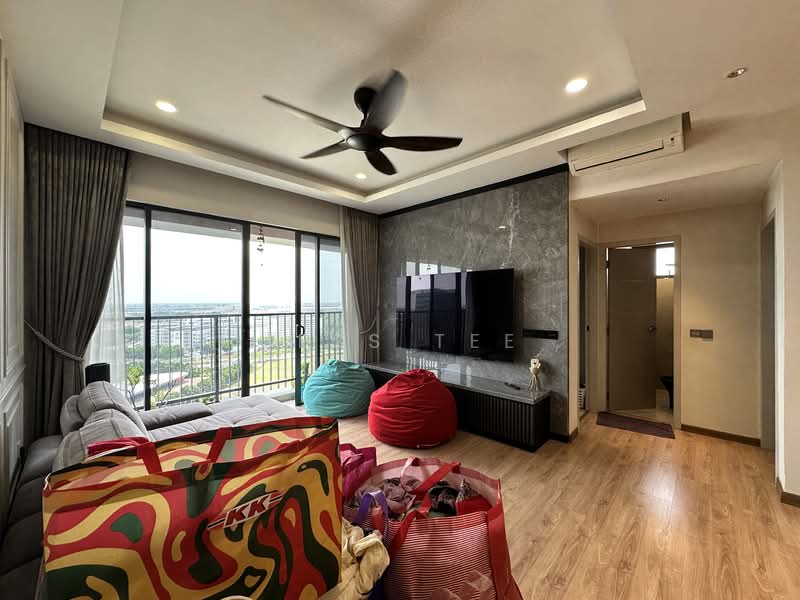 Service Residence for Sale at Setia City Residences - Jess Tee - Living Room - PropertyGuru.com.my