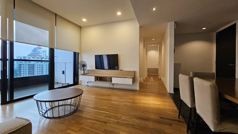 Service Residence for Rent at Arcoris Residences - Linus Chan - Living Room - PropertyGuru.com.my