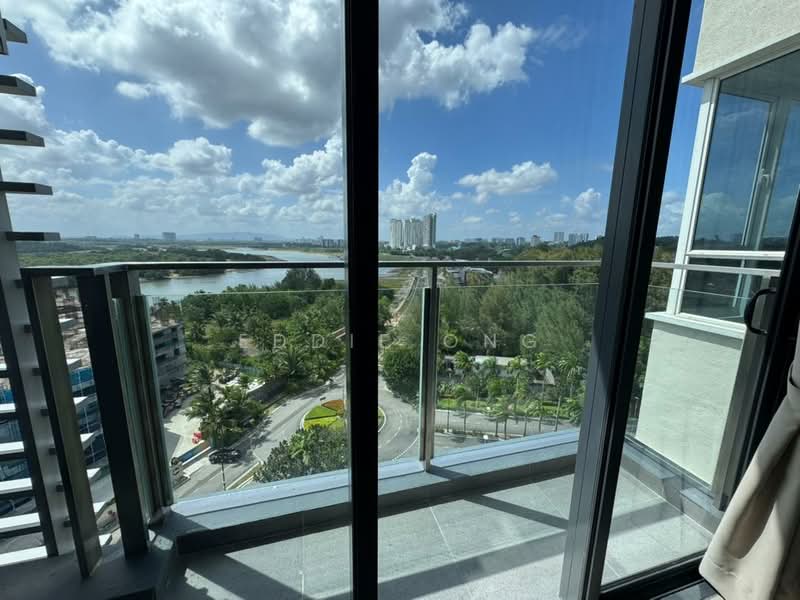 Service Residence for Rent at Vista Tiara (MBW Bay) - Eddie Ong - Balcony - PropertyGuru.com.my