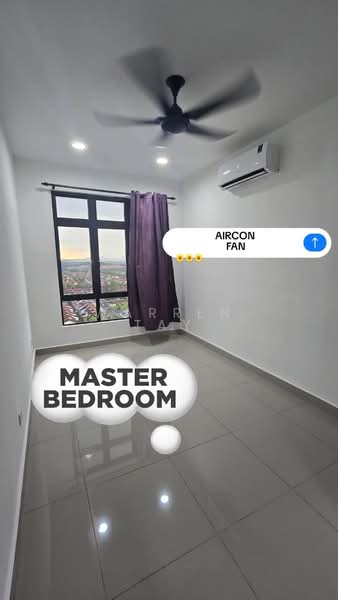 Apartment for Rent at KSL Bukit Gemilang - Warren Tay - Master Bedroom - PropertyGuru.com.my