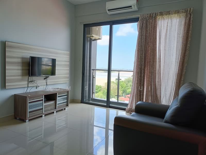 Sky River Front Service Apartment untuk Untuk Disewa - RM 1,600 /bulan, Mac 2026 - Living Room - PropertyGuru.com.my