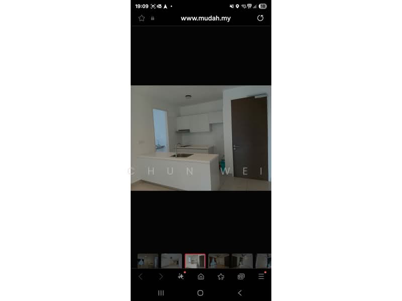 Service Residence for Sale at H2O Residences - Chun Wei - Kitchen - PropertyGuru.com.my