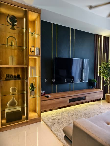 Servis Apartment untuk Disewa di Marriott Residence @ Gurney - Shing Lam - Living Room - PropertyGuru.com.my