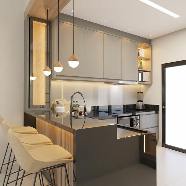 TriTower Residence @ Johor Bahru Sentral untuk Untuk Dijual - RM 1,050,000, Mac 2026 - Kitchen - PropertyGuru.com.my