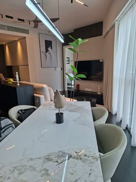 Servis Apartment untuk Disewa di Core Residence @ TRX - Jamie Aw - Living Room - PropertyGuru.com.my