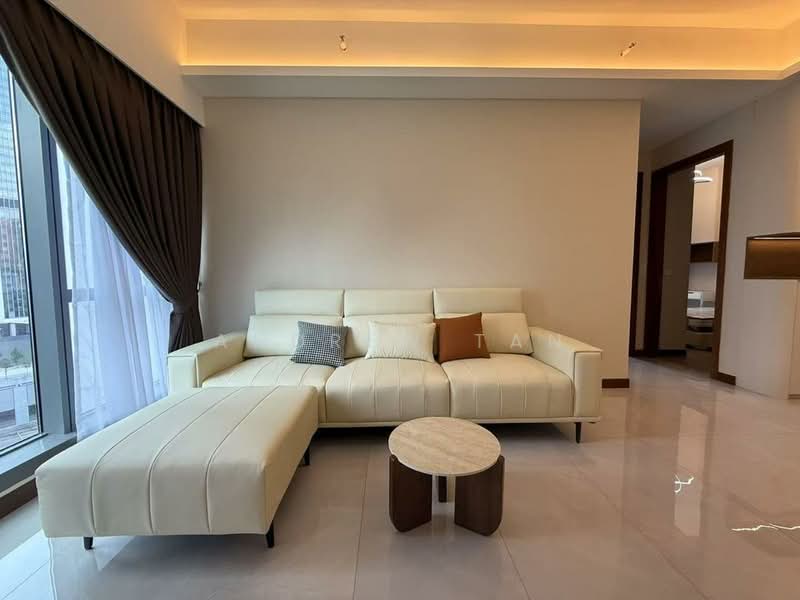 Core Residence @ TRX untuk Untuk Disewa - RM 9,500 /bulan, Mac 2026 - Living Room - PropertyGuru.com.my