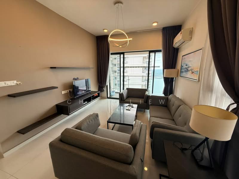 Amberside @ Country Garden Danga Bay untuk Untuk Disewa - RM 3,000 /bulan, Apr 2026 - Living Room - PropertyGuru.com.my