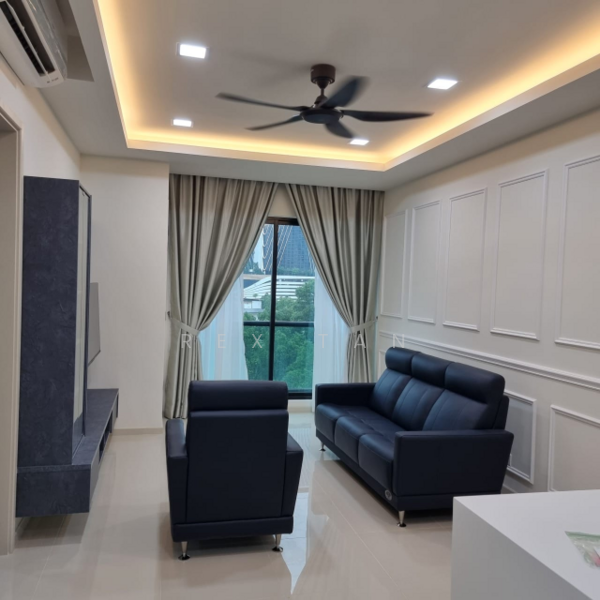 Service Residence for Rent at Residensi Solaris Parq - Rex Tan - Living Room - PropertyGuru.com.my