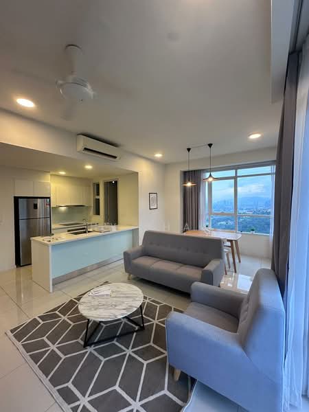 Service Residence for Rent at The Ridge - HY Sham - Living Room - PropertyGuru.com.my