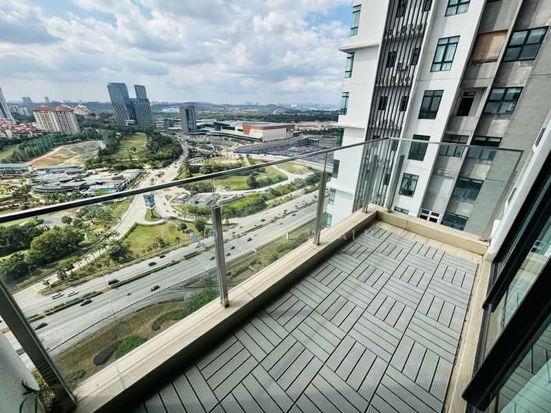 Service Residence for Rent at Conezion Residences - Leon Kwan - Balcony - PropertyGuru.com.my