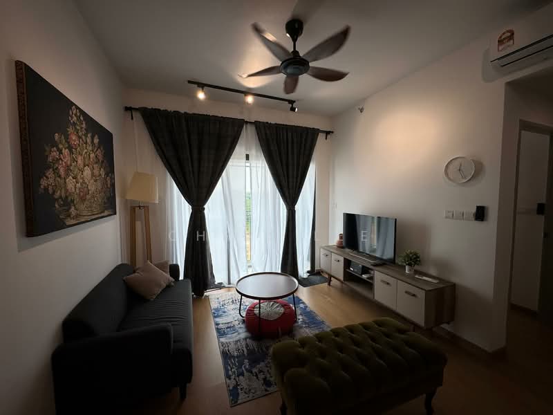 Maya Bay Residences @ Gamuda Cove untuk Untuk Disewa - RM 1,650 /bulan, Mac 2026 - Living Room - PropertyGuru.com.my