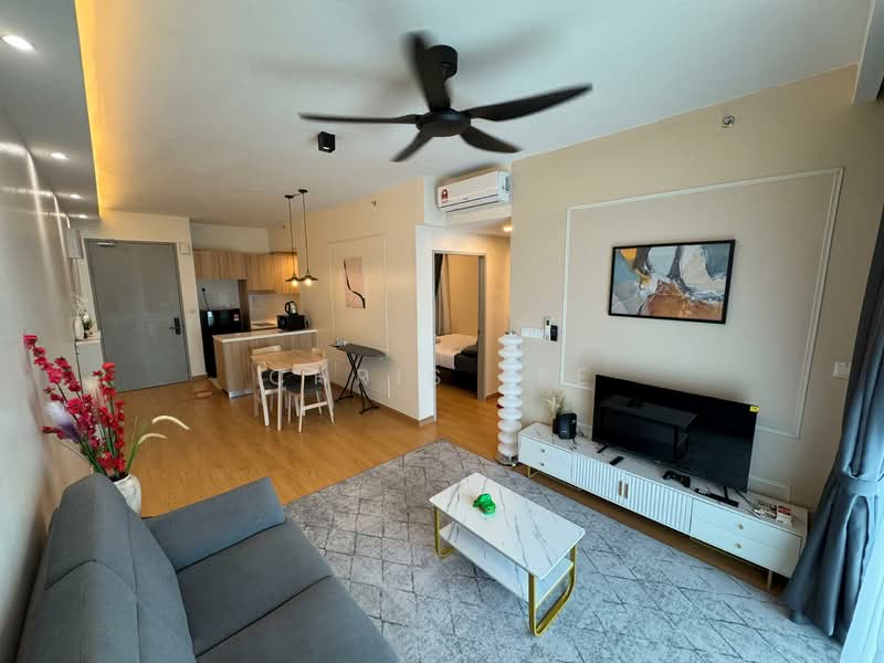 Maya Bay Residences @ Gamuda Cove untuk Untuk Disewa - RM 1,650 /bulan, Mac 2026 - Living Room - PropertyGuru.com.my