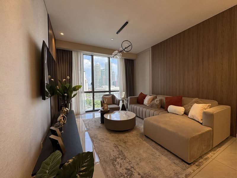 Service Residence for Sale at Jewel by Oxley KLCC - Calvin Ng - Living Room - PropertyGuru.com.my