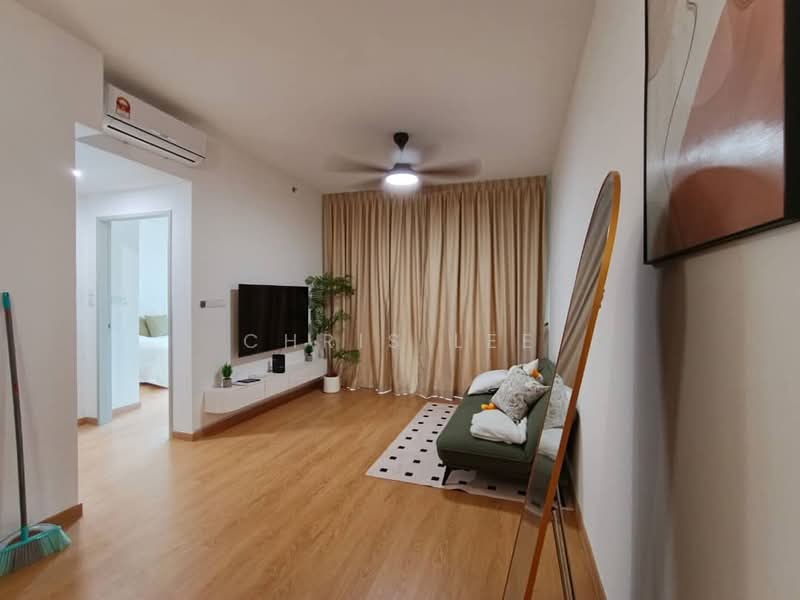 Maya Bay Residences @ Gamuda Cove untuk Untuk Disewa - RM 1,650 /bulan, Mac 2026 - Living Room - PropertyGuru.com.my