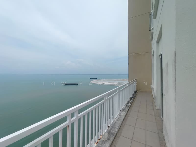 Condominium for Rent at Quayside Seafront Resort Condominiums - Low Han Boon - Balcony - PropertyGuru.com.my