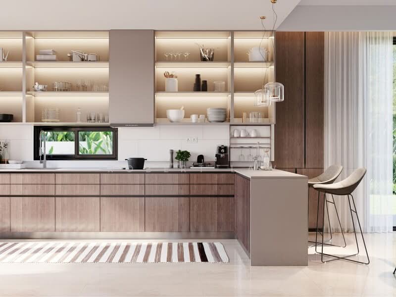 Brand New Luxury Garden Bungalow 60x100 @FREEHOLD INDIVIDUAL untuk Untuk Dijual - RM 1,900,000, Mac 2026 - Kitchen - PropertyGuru.com.my