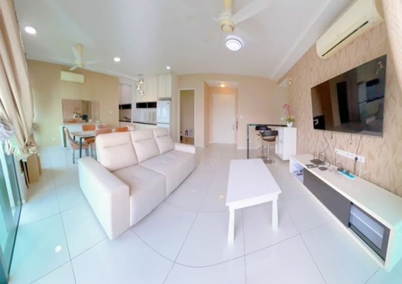 LaCosta @ Sunway South Quay untuk Untuk Disewa - RM 4,400 /bulan, Mac 2026 - Living Room - PropertyGuru.com.my