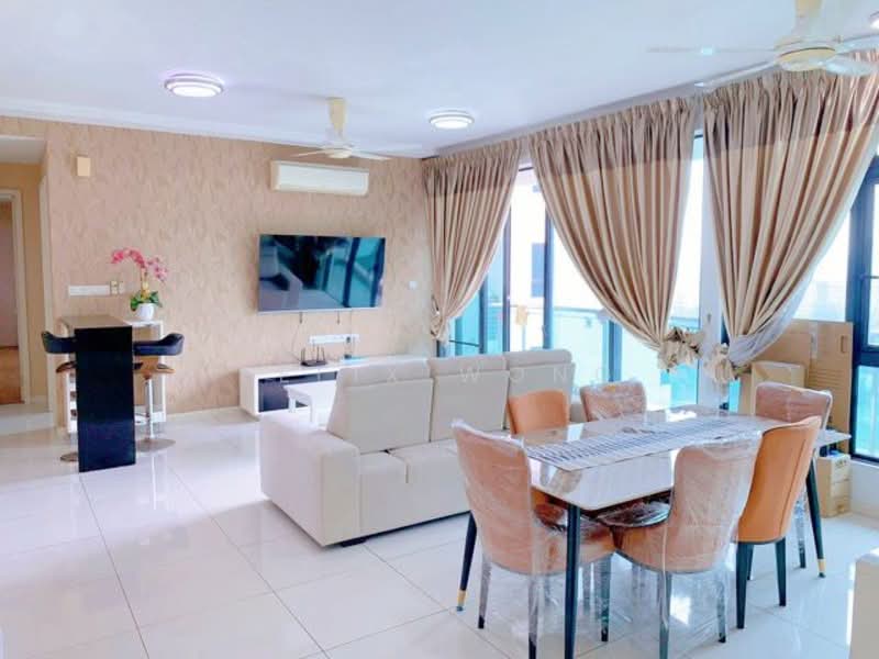 LaCosta @ Sunway South Quay untuk Untuk Disewa - RM 4,400 /bulan, Mac 2026 - Living Room - PropertyGuru.com.my