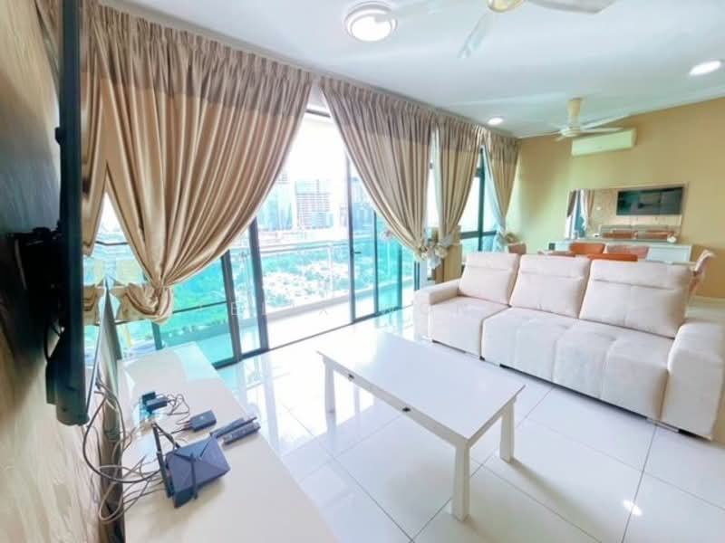 LaCosta @ Sunway South Quay untuk Untuk Disewa - RM 4,400 /bulan, Mac 2026 - Living Room - PropertyGuru.com.my