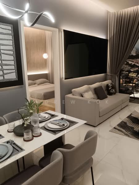 Service Residence for Sale at The WYN Residences - Andrew Kok - Living Room - PropertyGuru.com.my