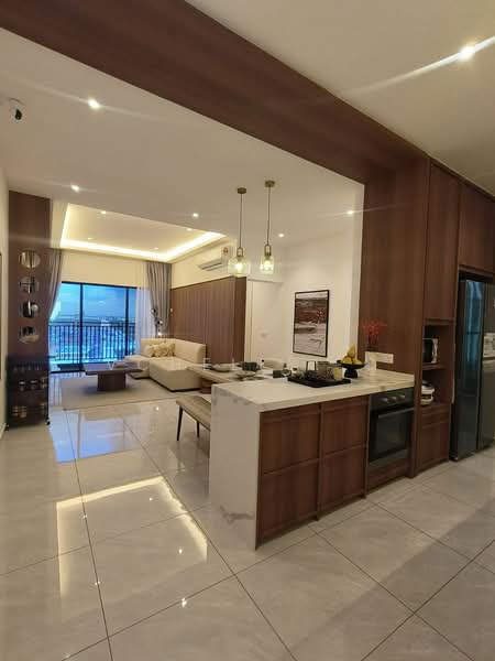 Condominium for Sale at The Straits View Condominium - Vchelle. C - Living Room - PropertyGuru.com.my