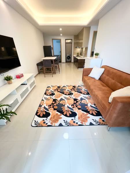 R&F Princess Cove Phase 2-Seine Region untuk Untuk Disewa - RM 3,200 /bulan, Mac 2026 - Living Room - PropertyGuru.com.my