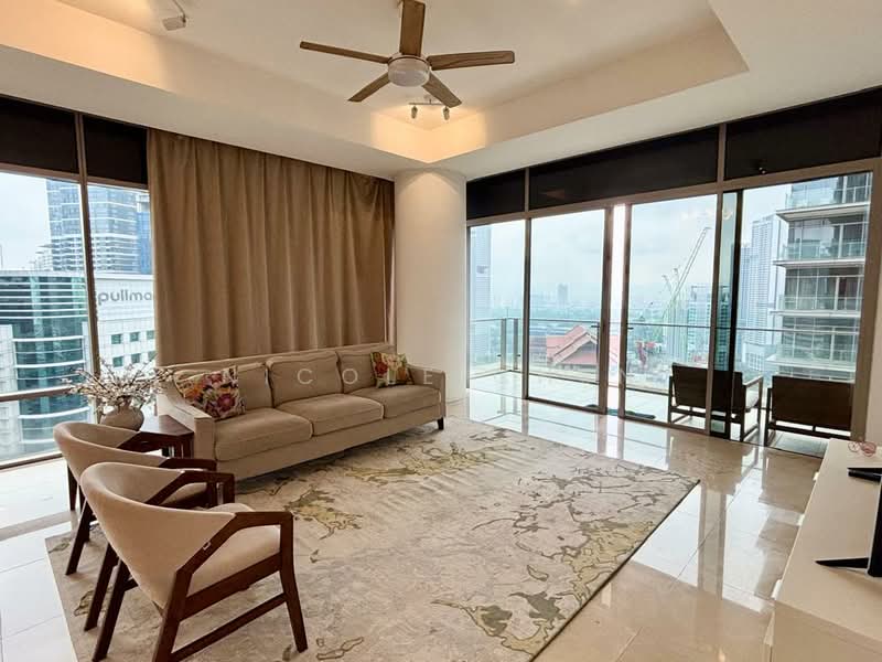 Service Residence for Sale at Pavilion Residences - Nicole Chen - Living Room - PropertyGuru.com.my