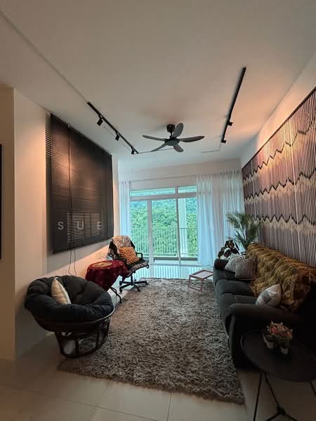 Condominium for Rent at Ferringhi Residence 2 - Sue Surjani Muis - Living Room - PropertyGuru.com.my