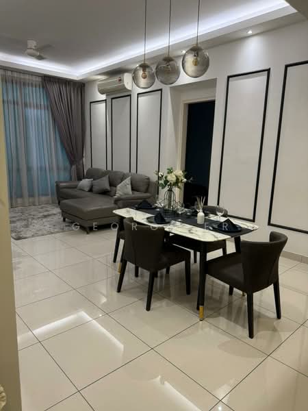 Service Residence for Sale at The Park Sky Residence - George Er - Living Room - PropertyGuru.com.my