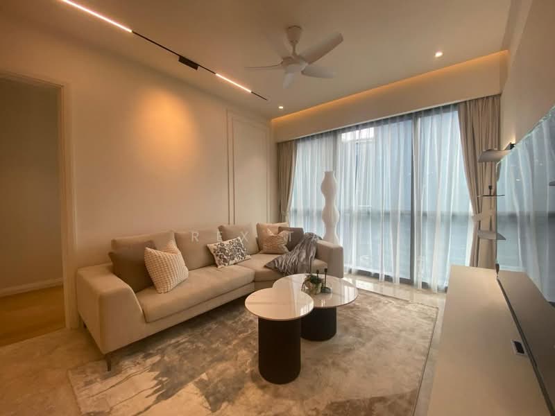 Service Residence for Rent at TRX Residences - Rex Tan - Living Room - PropertyGuru.com.my
