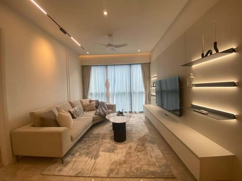 Service Residence for Rent at TRX Residences - Rex Tan - Living Room - PropertyGuru.com.my