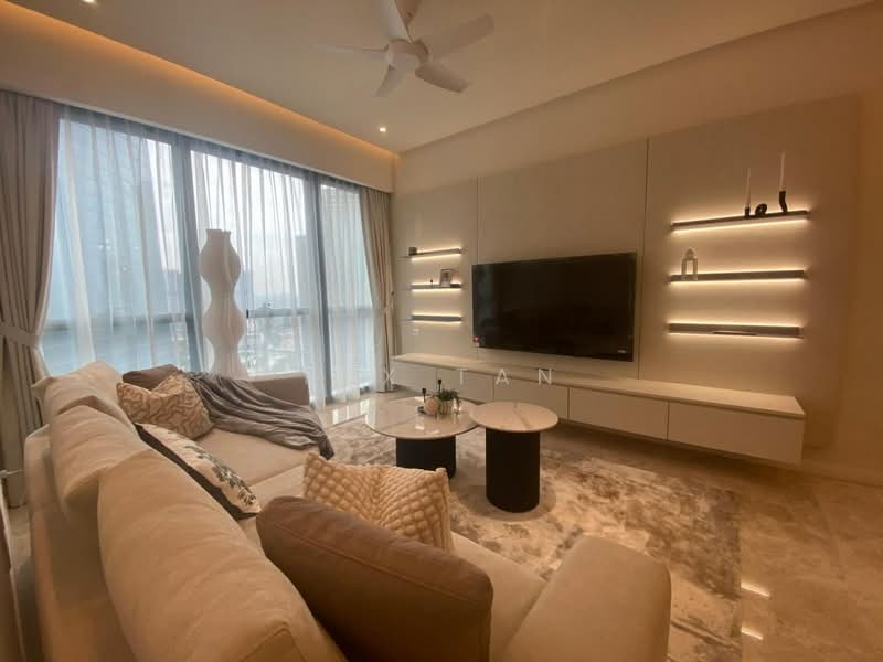 Service Residence for Rent at TRX Residences - Rex Tan - Living Room - PropertyGuru.com.my