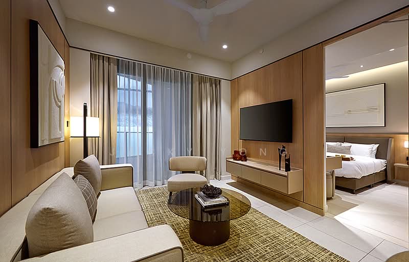 Clarissa Serviced Suites untuk Untuk Dijual - RM 848,800, Mac 2026 - Living Room - PropertyGuru.com.my