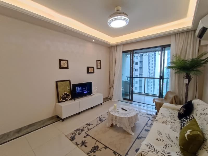 Service Residence for Sale at R&F Princess Cove Phase 1 - Eric Tan - Living Room - PropertyGuru.com.my
