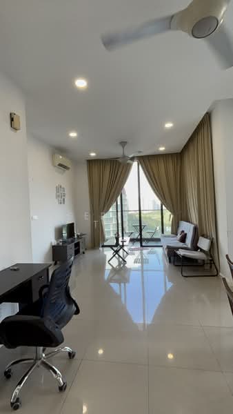 Service Residence for Rent at D'Pristine - Serene Teh - Living Room - PropertyGuru.com.my