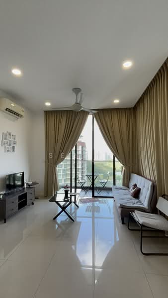 Service Residence for Rent at D'Pristine - Serene Teh - Living Room - PropertyGuru.com.my