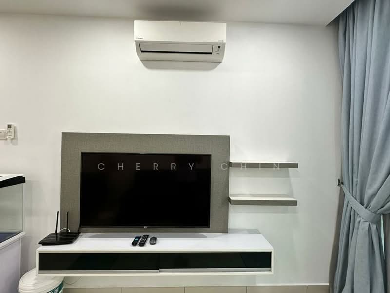 Service Residence for Sale at H2O Residences - Cherry Chin - Living Room - PropertyGuru.com.my