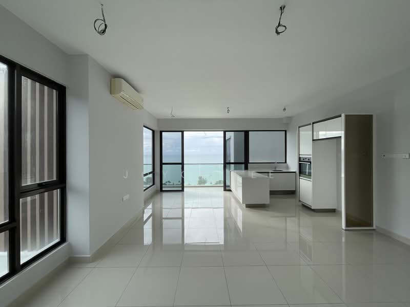 Condominium for Sale at The Marin at Ferringhi - Joyce Lee - Living, Dining & Dry Kitchen - PropertyGuru.com.my