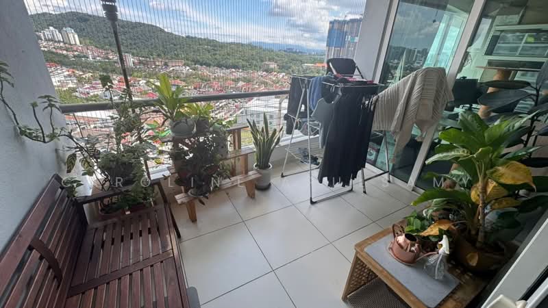 Service Residence for Sale at Sinaran TTDI - Caroline Arulsamy - Balcony - PropertyGuru.com.my