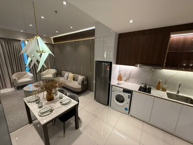Service Residence for Sale at Golden Crown Residence - Henry Yap - Living Room - PropertyGuru.com.my