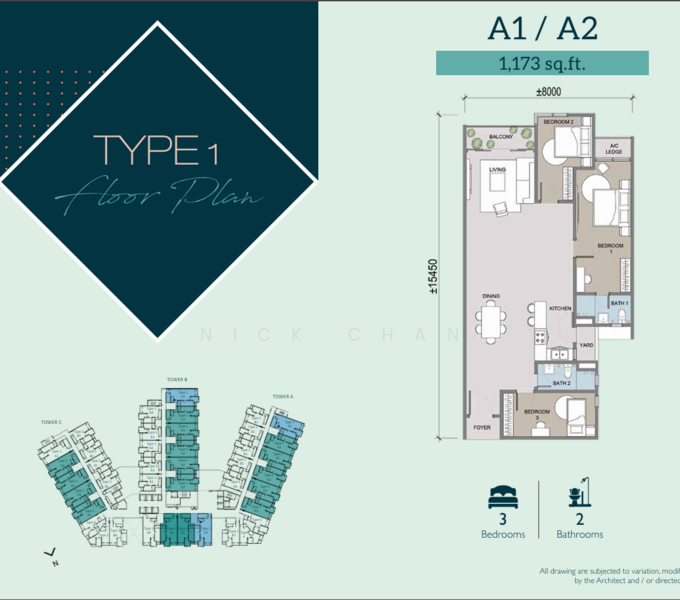 Service Residence for Rent at AraTre' Residences - Nick Chan - PropertyGuru.com.my