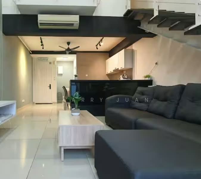 Service Residence for Rent at The Scott Garden SOHO - Hilarry Juan - Living Room - PropertyGuru.com.my