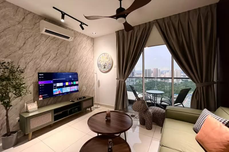 Condominium for Rent at Paraiso Residence @ The Earth - Hilarry Juan - Living Room - PropertyGuru.com.my