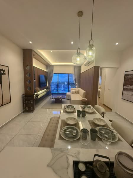 Service Residence for Sale at The Straits View DUO - Usha - Living Room - PropertyGuru.com.my