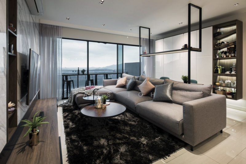 Service Residence for Sale at Uptown Residences - ANS TOH - Living Room - PropertyGuru.com.my