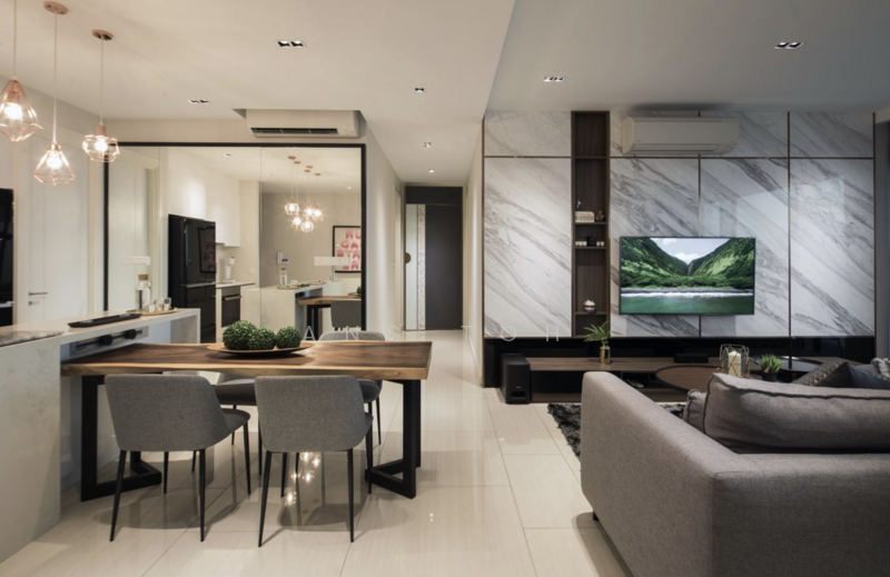 Service Residence for Sale at Uptown Residences - ANS TOH - Living Room - PropertyGuru.com.my